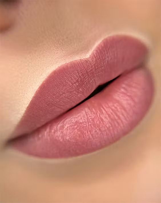 Referencia visual de labios con efecto Soft Lips